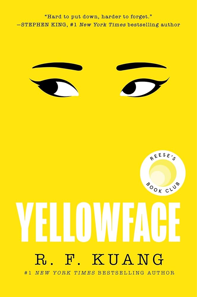 Yellowface by RF Kuang - Paperback edition.