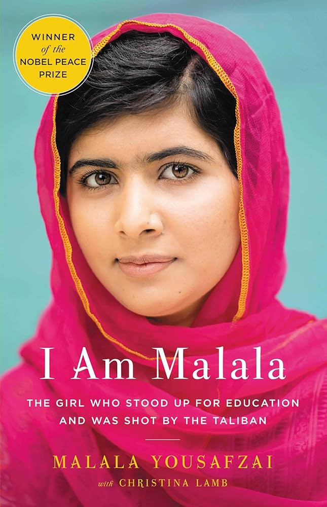 I Am Malala by Malala Yousafzai - Hardcover edition.