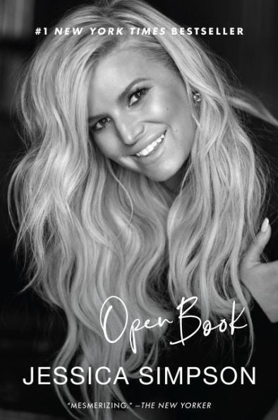 Open Book by Jessica Simpson - Hardcover edition.