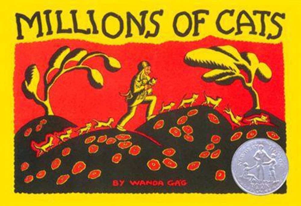 Millions of Cats by Wanda Gag - Paperback edition. 