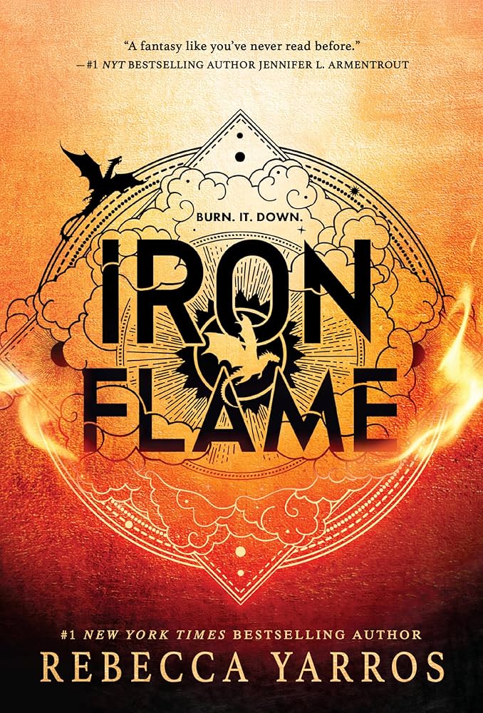 Iron Flame by Rebecca Yarros - Paperback edition. 